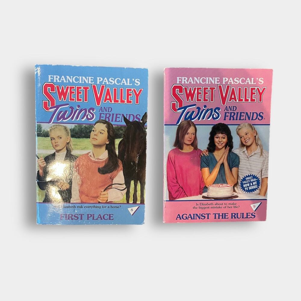 Sweet Valley Twins and Friends Vintage 1987 Two Book Lot
